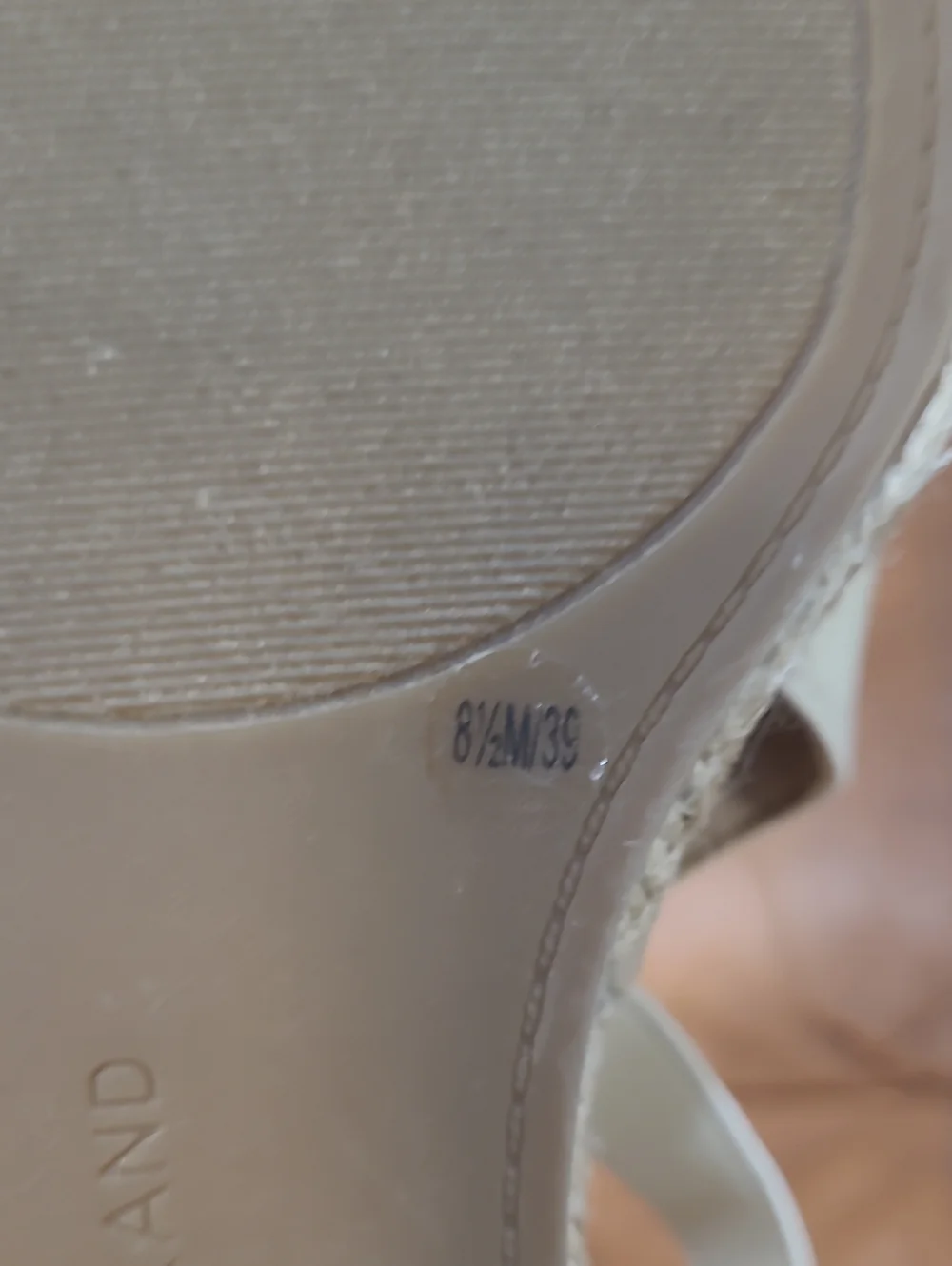 Lucky Brand Cream Cross-Strap Espadrille Slingback Flats